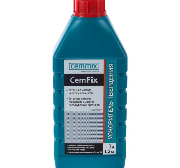 Ускоритель твердения Cemmix CemFix, 1 л